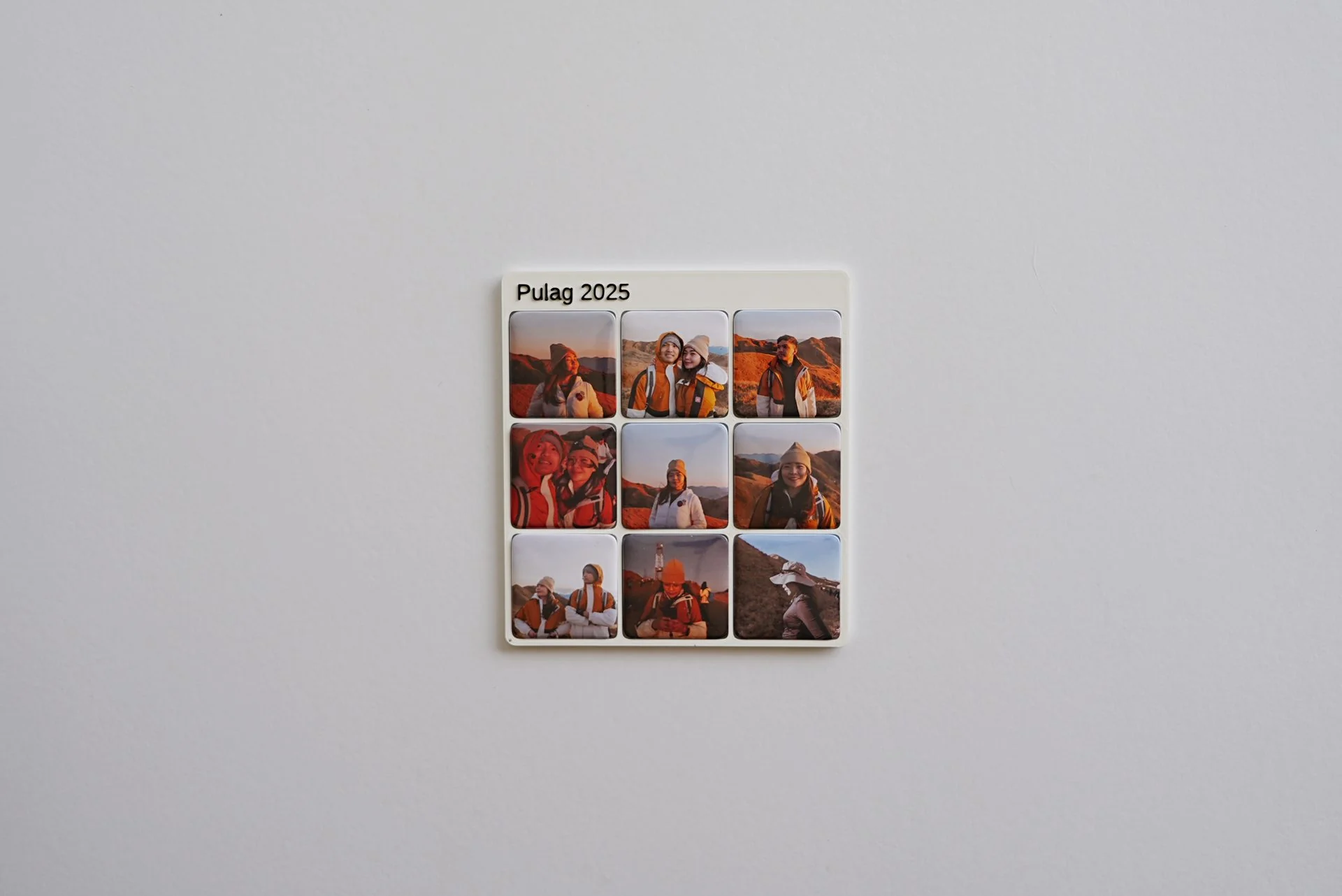 A later white nine-photo SariSari Snap filled with photographs from Mt. Pulag
